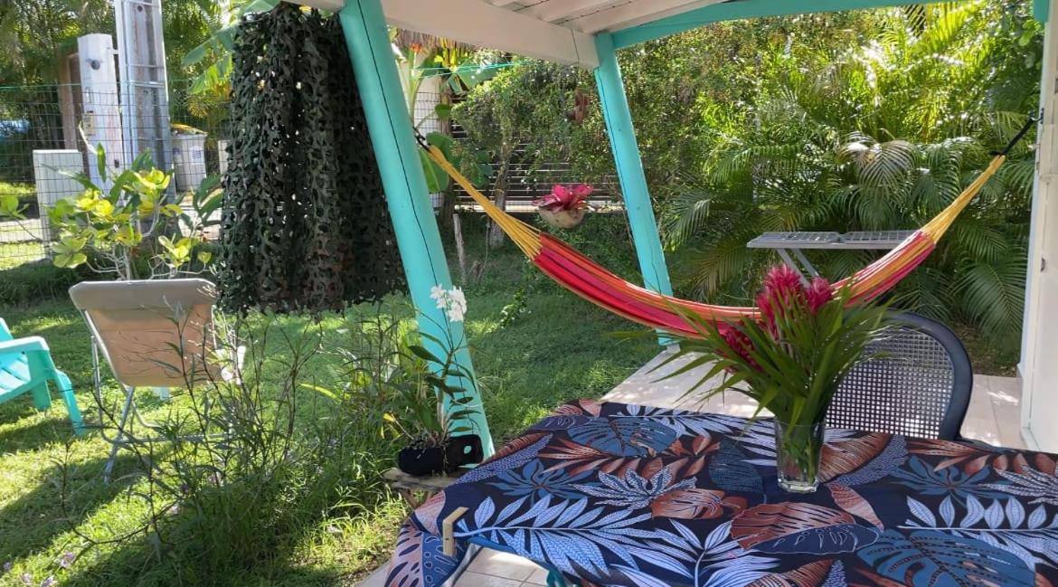 Gite Cajou Dans Jardin Tropical Ventile A Sainte-Anne Eksteriør billede