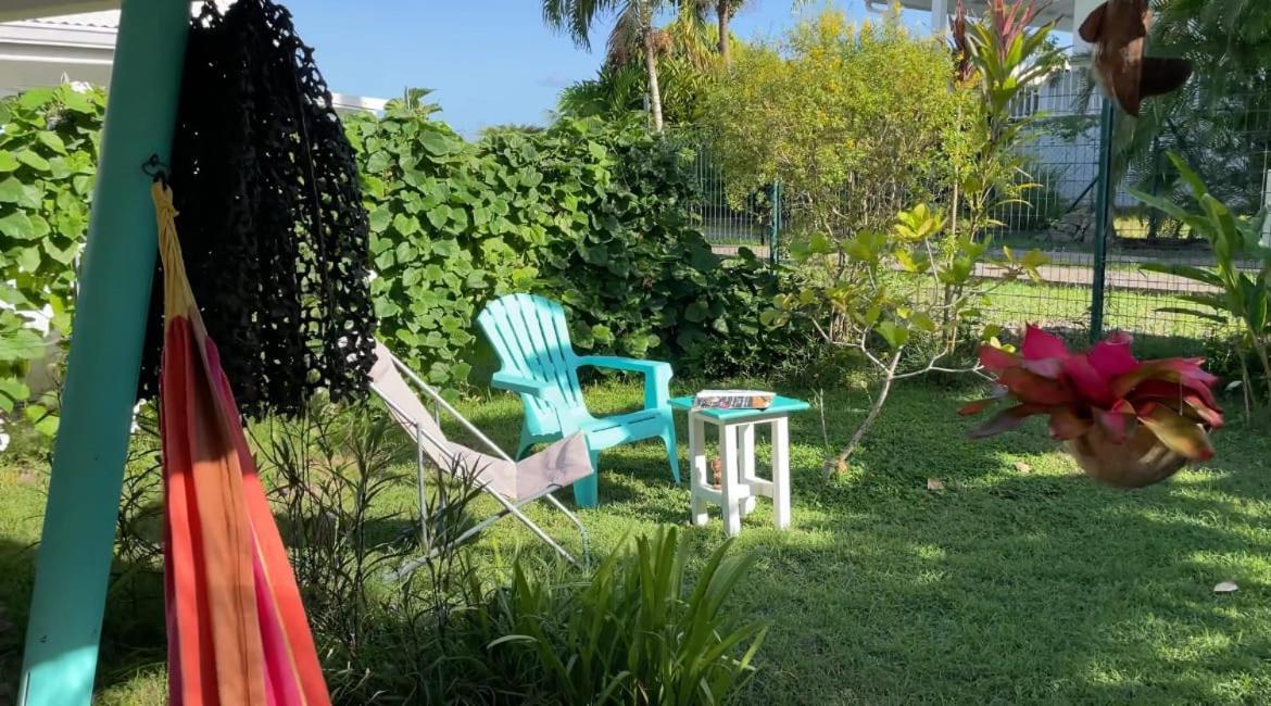 Gite Cajou Dans Jardin Tropical Ventile A Sainte-Anne Eksteriør billede